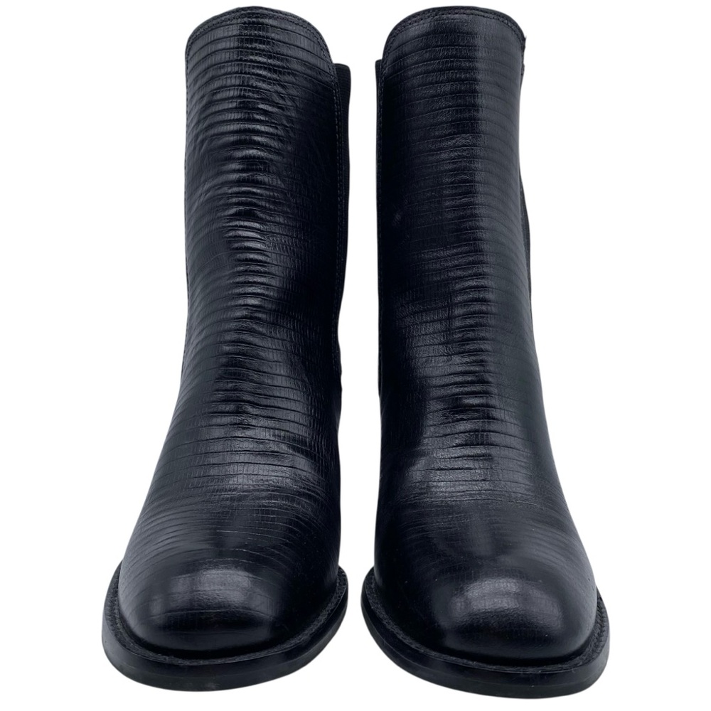 Matisse Womens Shoes Mesmerize Heeled Boots Sz 8 Black Leather Sleek Casual Chic - Picture 4 of 11